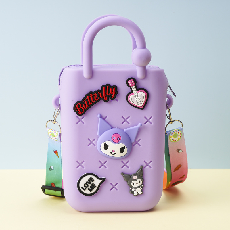 보라색 5개입, 캐릭터 랜덤 1개 (지퍼형)