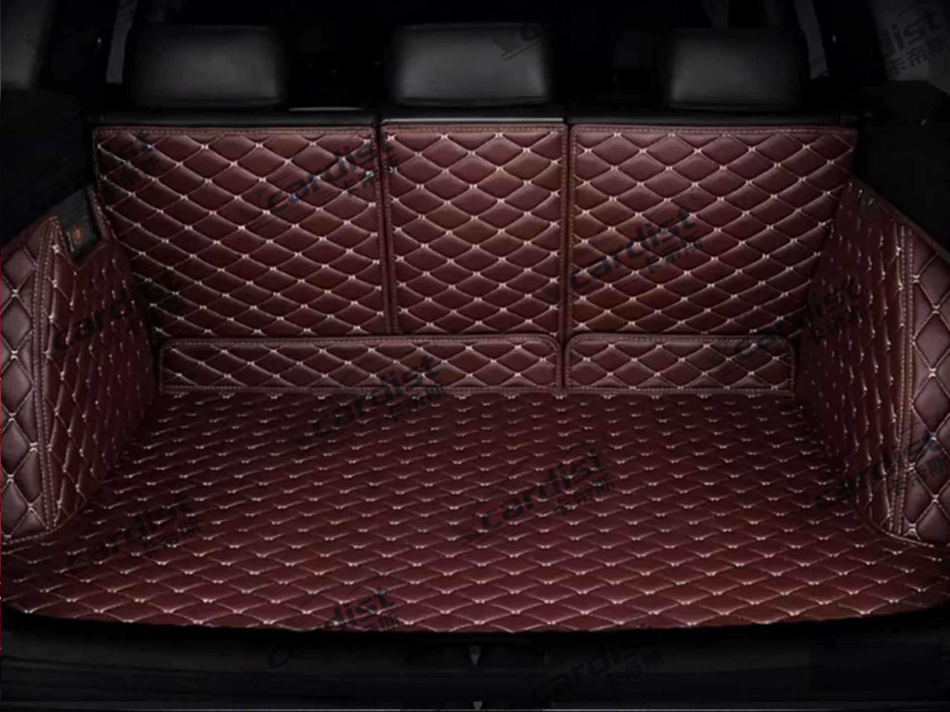 Catist/High-Quality Leather Full-Cover Car Trunk Mat Cross-Border