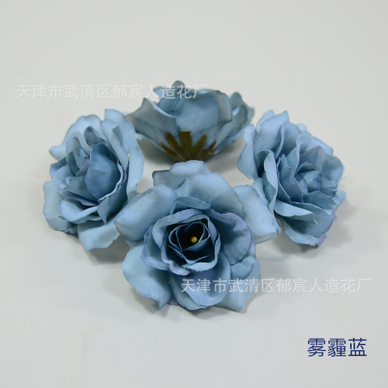 Diamante artificial pequeña flor Rosa pequeño cuerno Rosa mini tocado étnico Rosa haciendo caja de flores de guirnalda DIY con flores