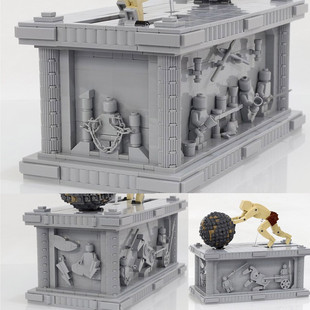 C3736 Moc-13424 Sisyphus Automaton Electric Sculpture 1222 Particle Number (with Motor