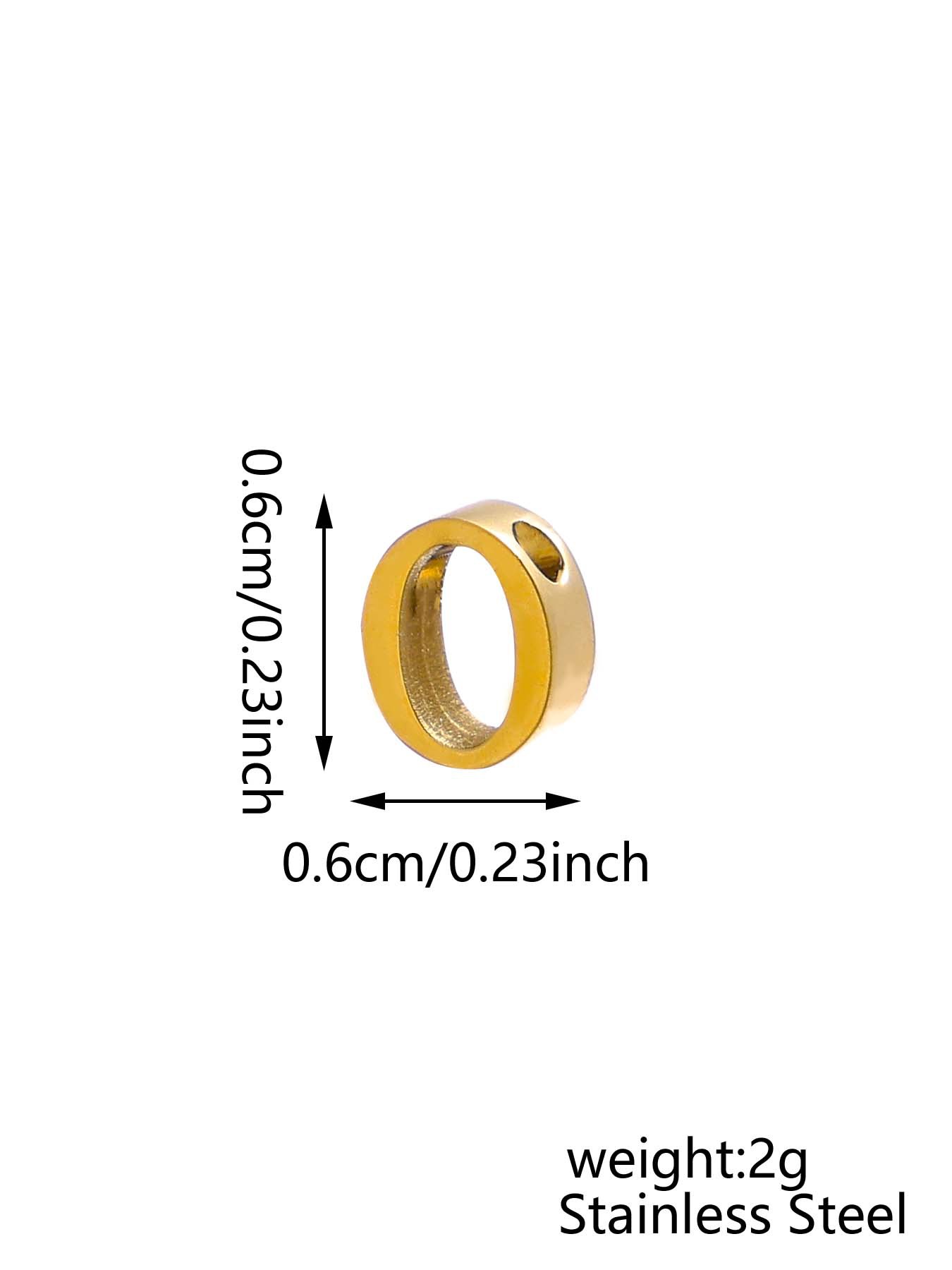 3g Weight Pendant, Chain Jewelry Making Type 45cm, 6*6mm Jewelry Making Size Zircon Inlay Material DIY Jewelry Accessories Classification 1 Piece Quantity 304 Stainless Steel Material Round, Letter Pattern Plating Design Basic, Simple Style, Classic Style Style 1 Piece 45cm 6*6mm 304 Stainless Steel Zircon Round Letter DIY Jewelry Accessories Pendant Chain 11