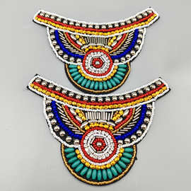 厂家直销手缝鞋花鞋配件diy手工小米珠民族风鞋材凉鞋拖鞋配饰