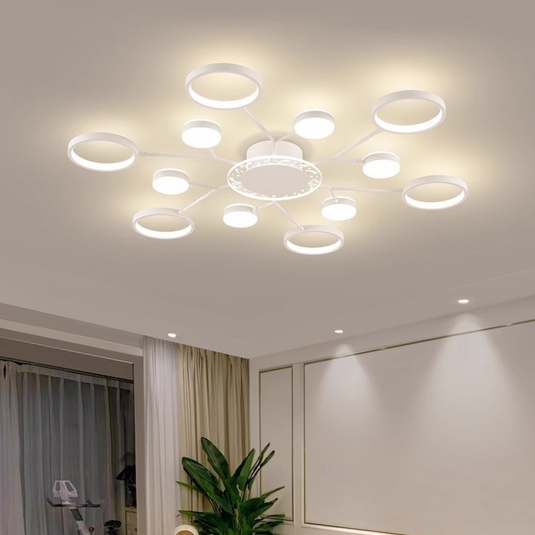 2025 New Style Simple Modern Atmospheric Restaurant Bar Chandelier Smart Guangdong Zhongshan Led Household Versatile Lamp