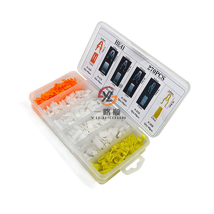 Xinyida 270 unids caja hebilla universal de control central panel instrumentos cddvd navegación audio clip HE41