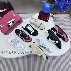 G's 新しいホットラインストーンダーティーシューズ女性用、老眼用、ベビーブレス、ダーティーシューズ、カップルカジュアルスポーツスニーカー、白い靴