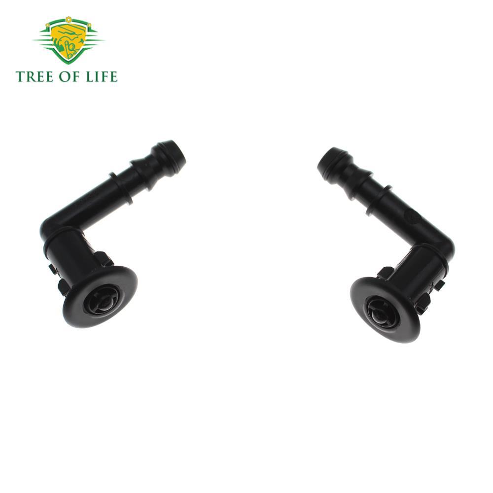 Para Nissan JUKE faro limpiador boquilla de chorro cubierta 28642-1KA0A 28641-1KA0A