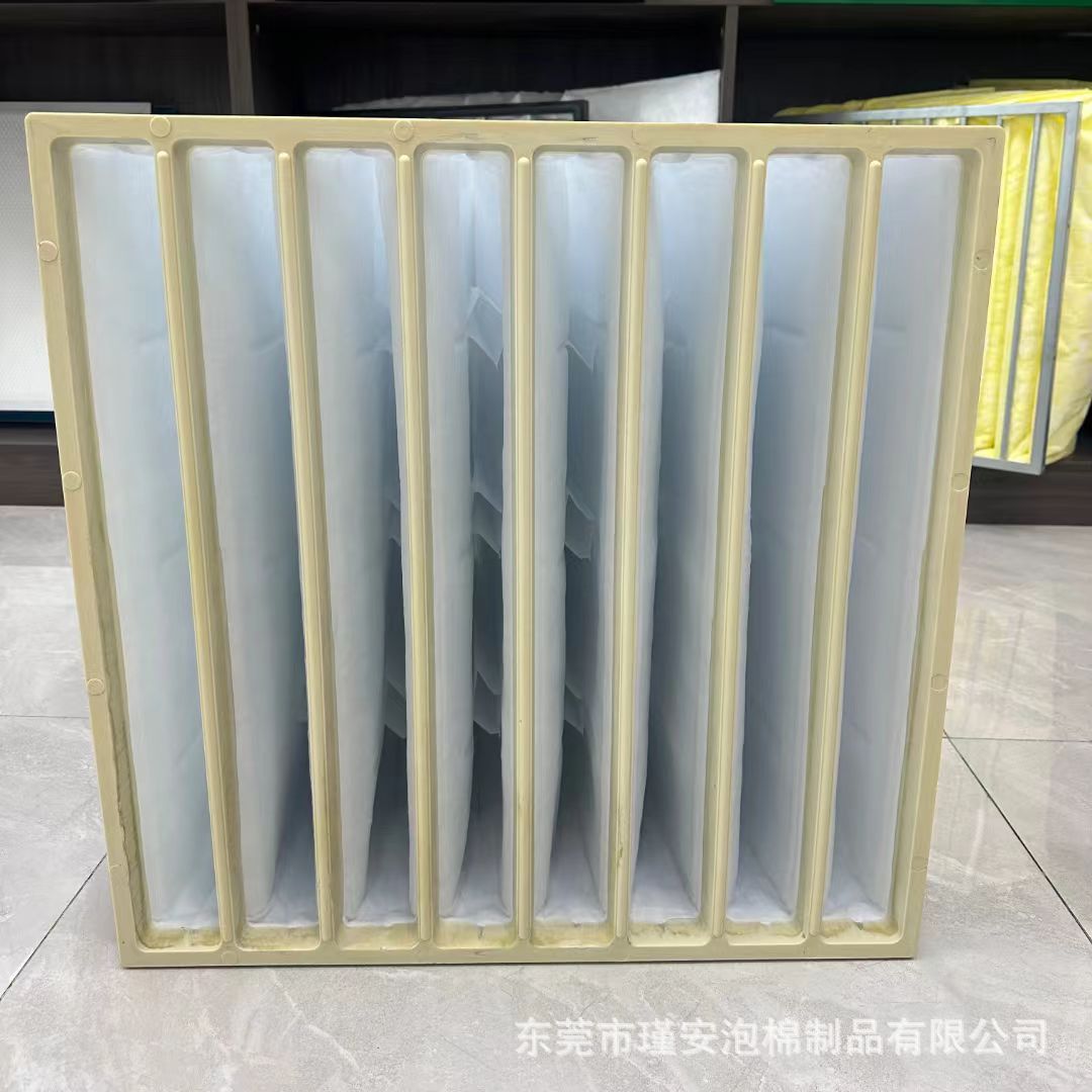 燃气轮机用集成技术聚氨酯过滤棉框架袋样式过滤器厂家批发可加工