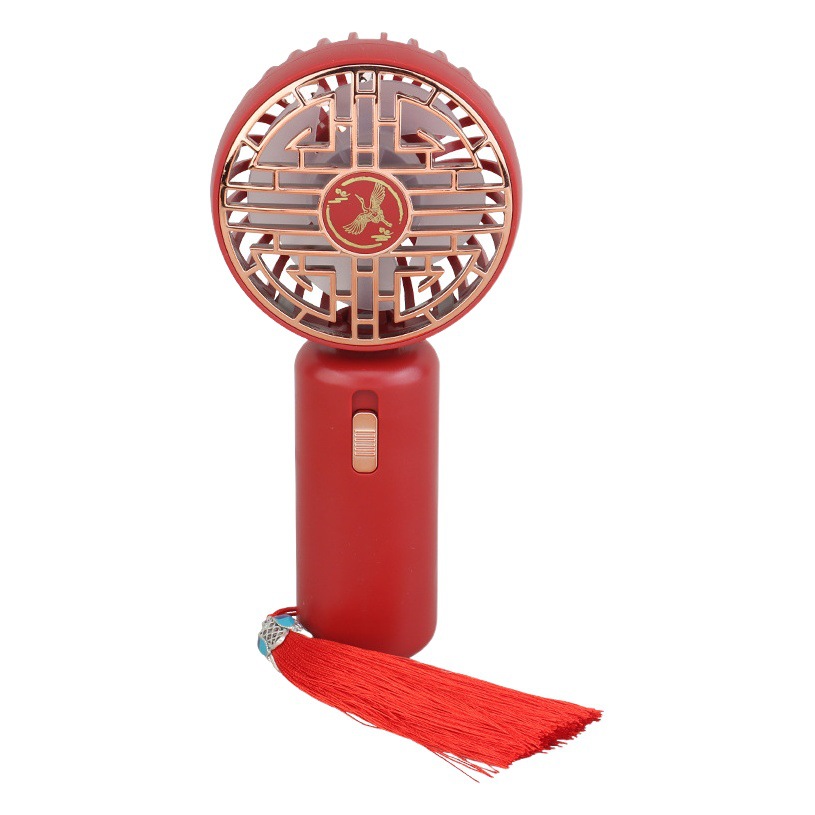Drop small fan wholesale national tide USB mini charging handheld fan push small gift gift printed logo