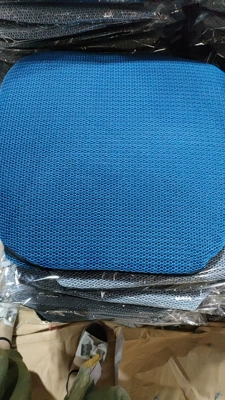 Gel Cushion Increased Thickened Car Cushion: Cool pad - blue-inner-core-blue-mesh-cloth-cover-464335cm