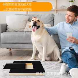 木质宠物抓板狗狗玩具宠物犬指甲锉板实木刮板宠物磨指甲垫子