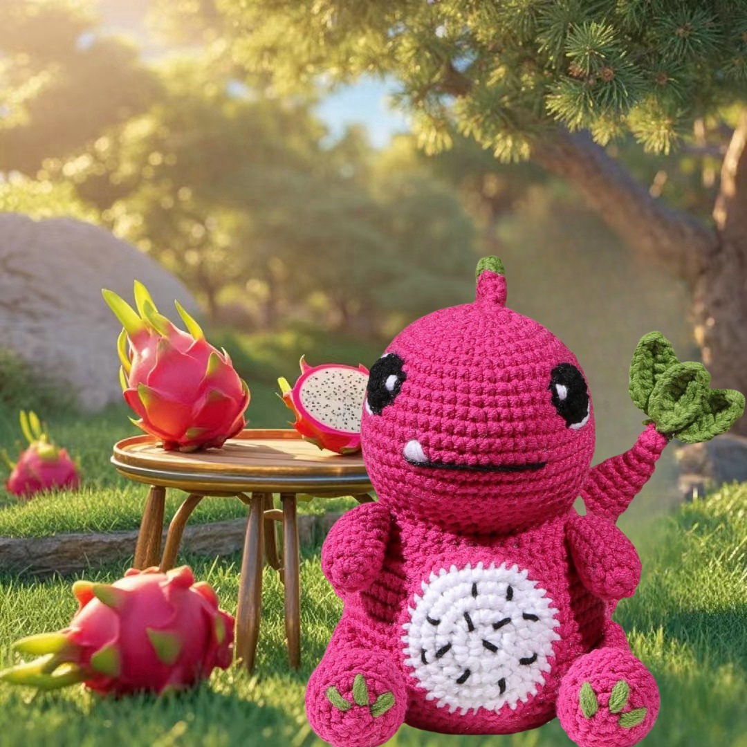 跨境新品编织大象钩针材料包玩偶摆件毛线手工制作DIY针织材料包