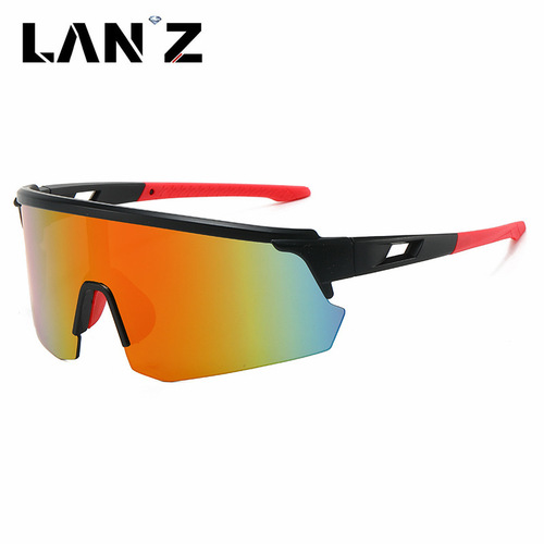 New Cross-border Outdoor Windproof Bicycle Riding Sunglasses, Unisex Outdoor Sun Protection 9338 Sports Sunglasses