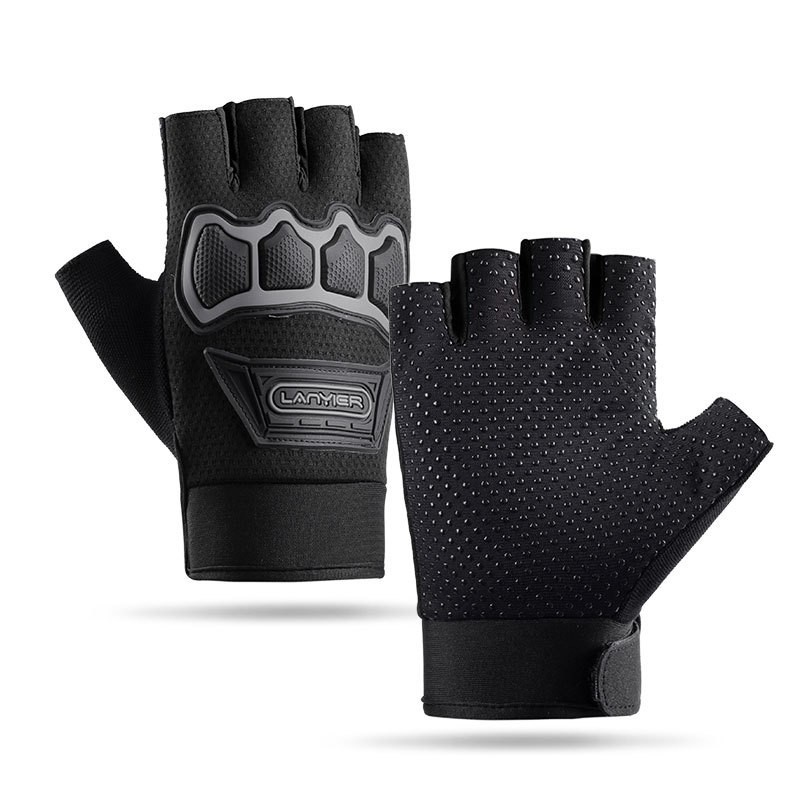 Guantes Tácticos de Ciclismo de Tejido Transpirable y Antideslizante para Motocicleta