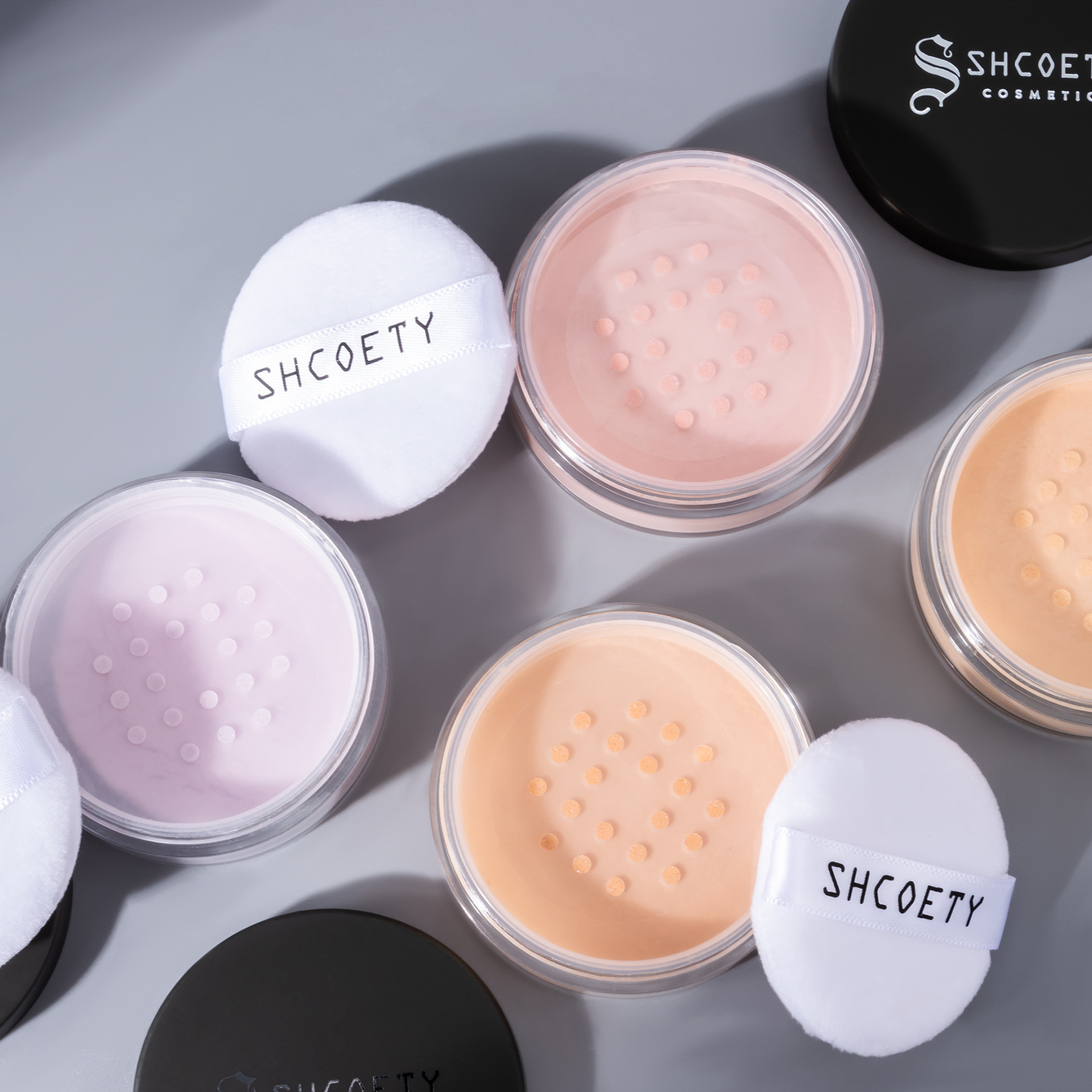 SHCOETY Pearl Light Powder is waterproof, sweat-proof, non-smudging, concealing loose powder, fine flash, contouring and setting powder, cross-border makeup undefined