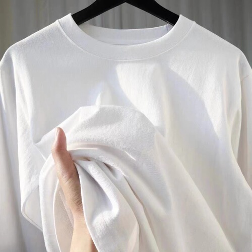 Ultra-heavyweight 280g dropped shoulder men's dropped shoulder pure cotton short-sleeved large size loose T-shirt trendy couple's matching outfit