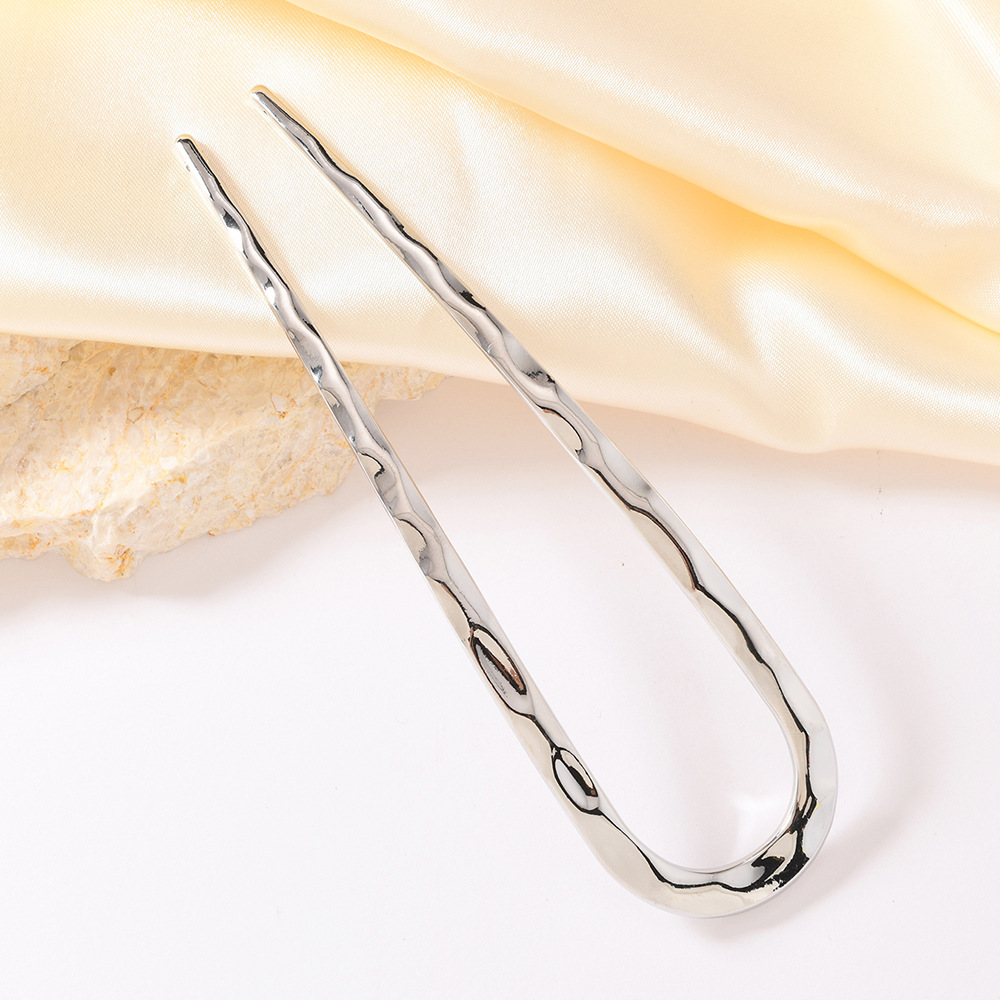 La nueva horquilla líquida, el artefacto del cabello, la horquilla, la horquilla, la cabeza de la bola, el artefacto fijo, la parte posterior de la cabeza en forma de U, los accesorios para el cabello de estilo antiguo de metal