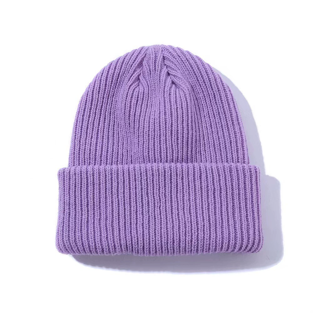 Thick Winter Knit Beanie Hat, Unisex Adult, Cuffed Ribbed Design, Warm & Versatile