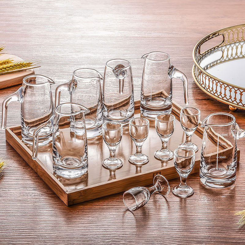 Tazas de vino caseras de licor blanco, caja de regalo de vinos, hotel, cabecera comercial, dispensador de licor blanco, tazas de vino de lujo de alta calidad