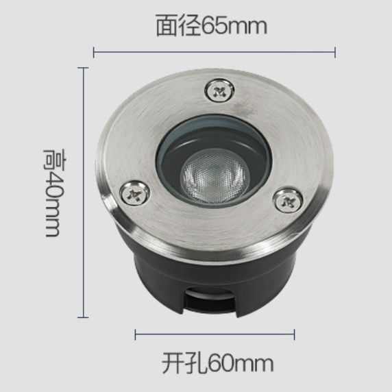 LED lámpara enterrada ultra delgada lámpara de suelo exterior impermeable redonda pasillo lámpara de pasillo incrustado paso cuadrado lámpara de suelo pequeña image 6