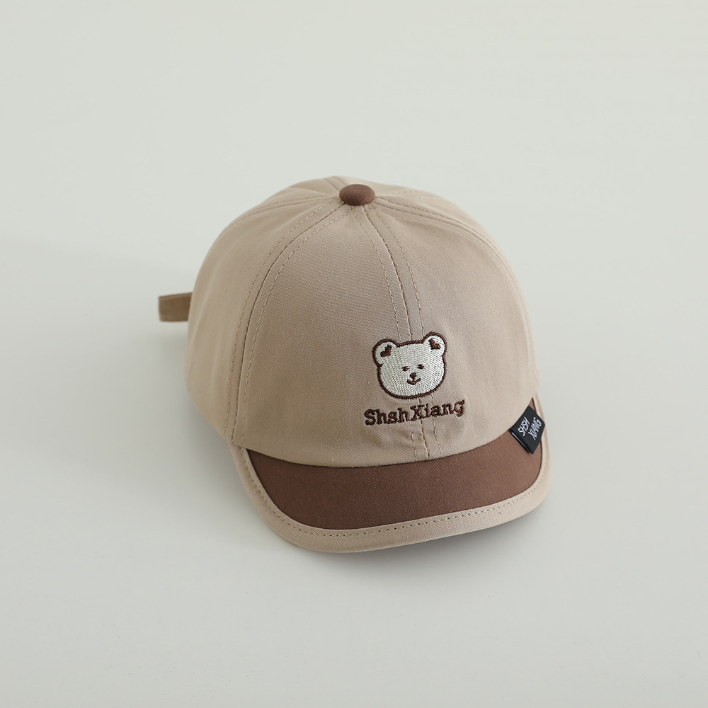 Primavera y otoño bonitos sombreros de lengua de superpeso, gorras de béisbol de moda para niños y niñas, gorras de bisel suave para bebés de mes pequeño