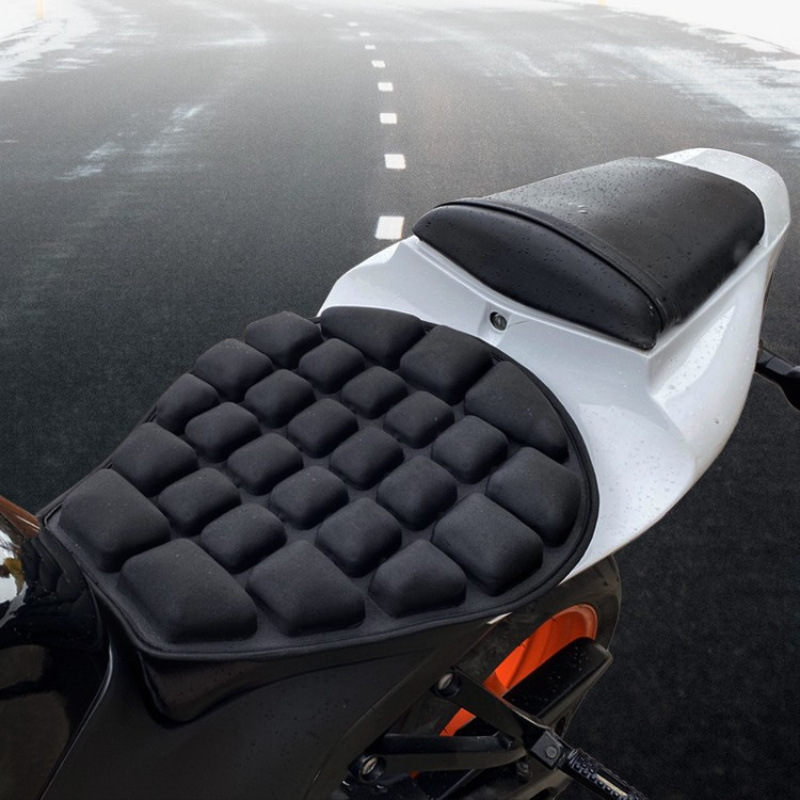 Cojín de asiento de motocicleta amortiguador ventilado amortiguador ventilado universal resistente a altas temperaturas para vehículo eléctrico