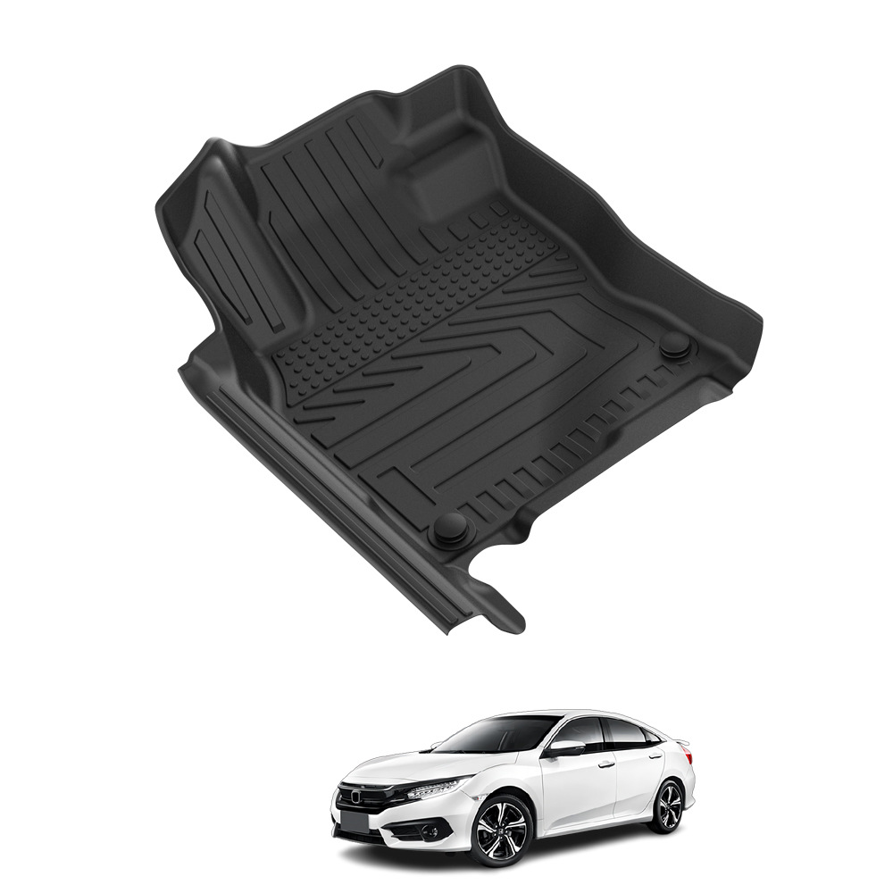 TXR para Honda Civic alfombra de coche especial 5D Tpe almohadilla de pie Honda Civic Floor Mats