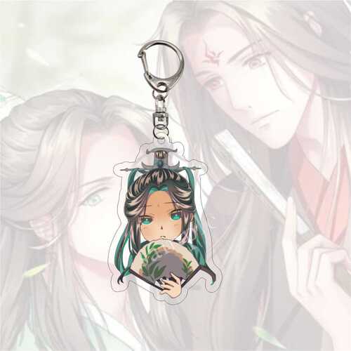 Laminated acrylic keychain scumbag villain self-rescue system bag pendant Luo Binghe and Shen Qingqiu Animation Week