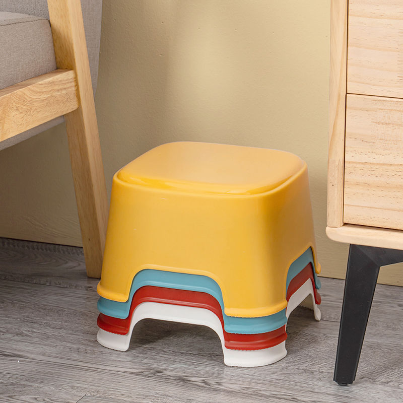 Thick plastic stool Furnishing adult bench Children's small stool…