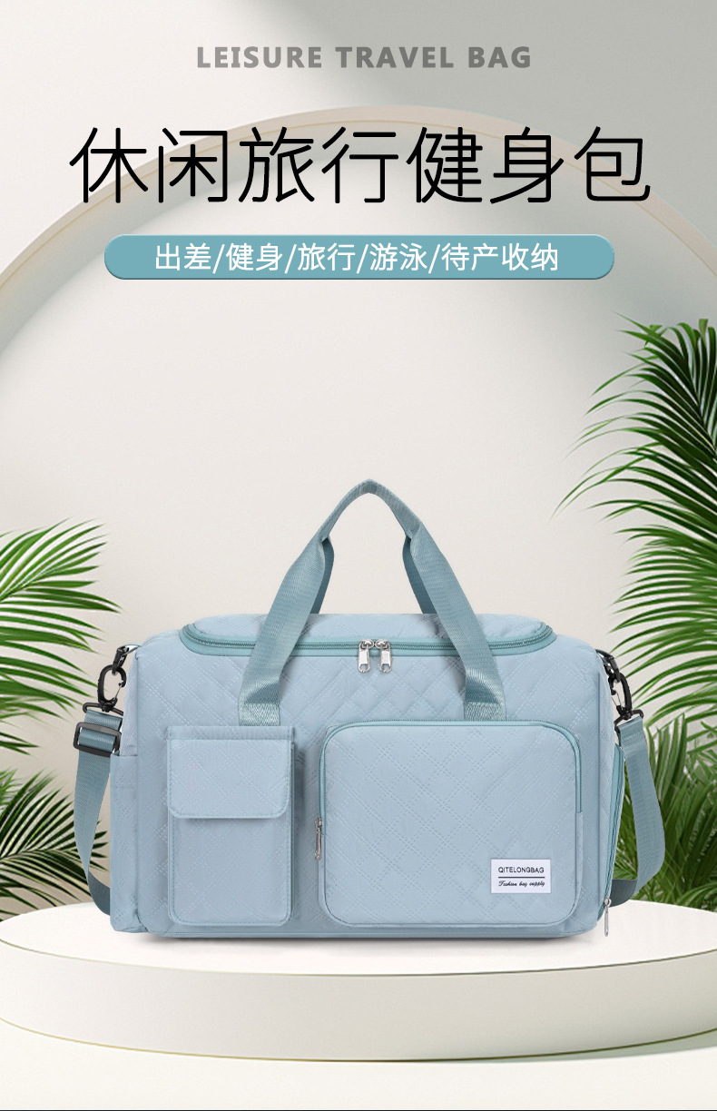 2026 New Style Fashion Outdoor Camping Multifunctional Large Capacity Portable Handheld Cross-Border Hot-Selling Washable Luggage Bag