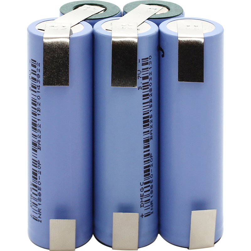 Montaje de 12V taladro eléctrico herramienta eléctrica 18650 batería de litio destornillador 21V llave eléctrica batería 18V