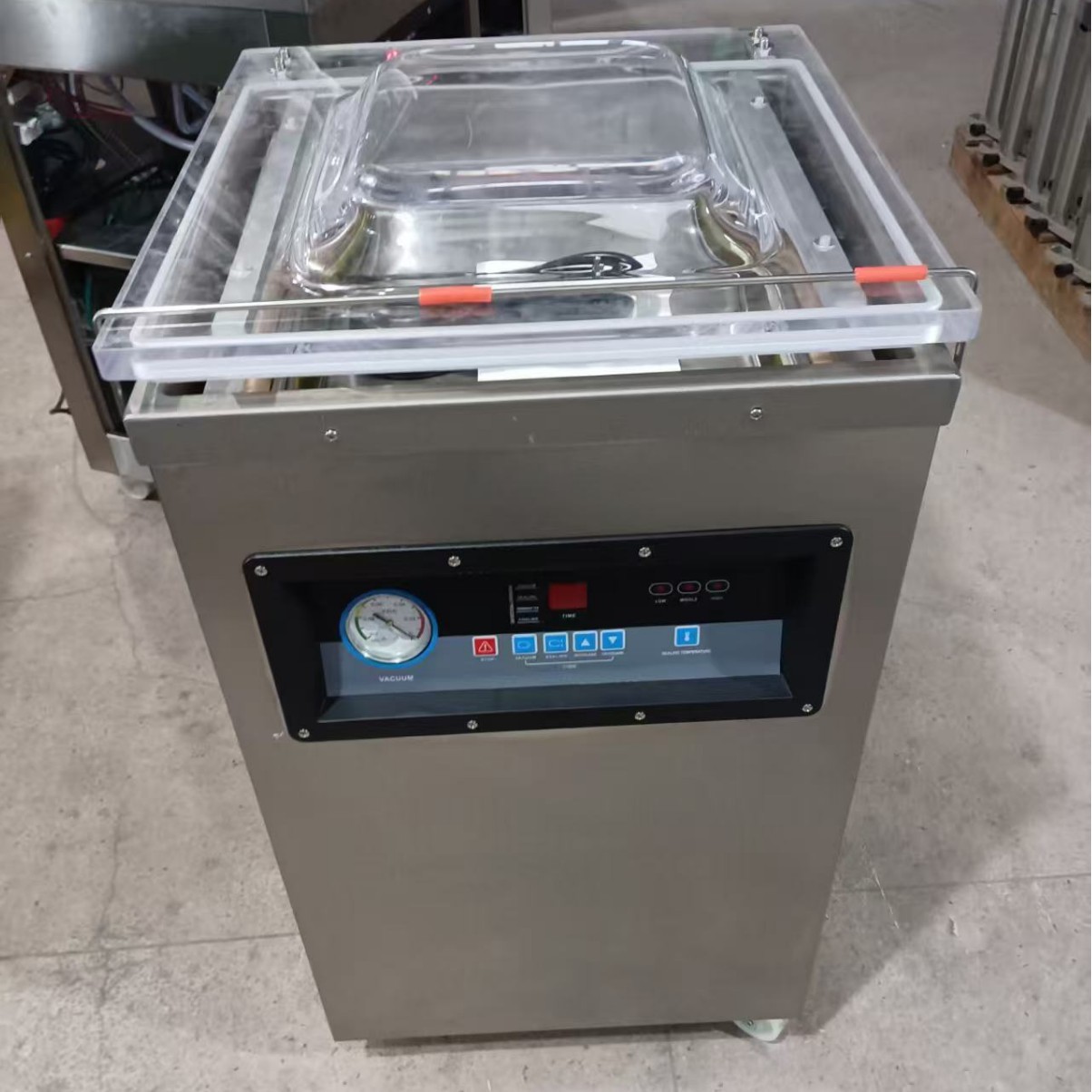 2025 400 máquina convencional de cámara única máquina de envasado al vacío de computadora máquina de sellado