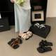 Internet Popular Super Hot Slippers Women's Summer Outer Wear 2024 New Korean Holiday Fairy Wind Beach Flat Sandals