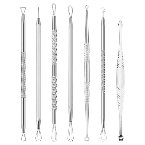 Single acne needle for beauty salons, special pimple squeezing and acne picking closed mouth needle, ultra-fine blackhead removal clip, pimple picking needle