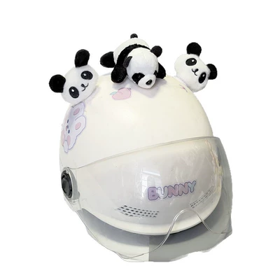 Motosiklet dəbilqələri – Electric Vehicle Helmet Decorative Doll