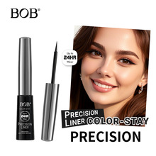跨境bob眼线笔防水不晕染黑色顺滑自然显色化妆师专用极细眼线液