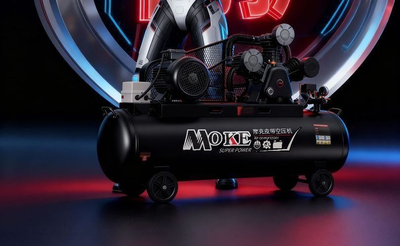 Piston-type industrial-grade air compressor 380V high-pressure air pump for real stone paint 7.5kw air compressor