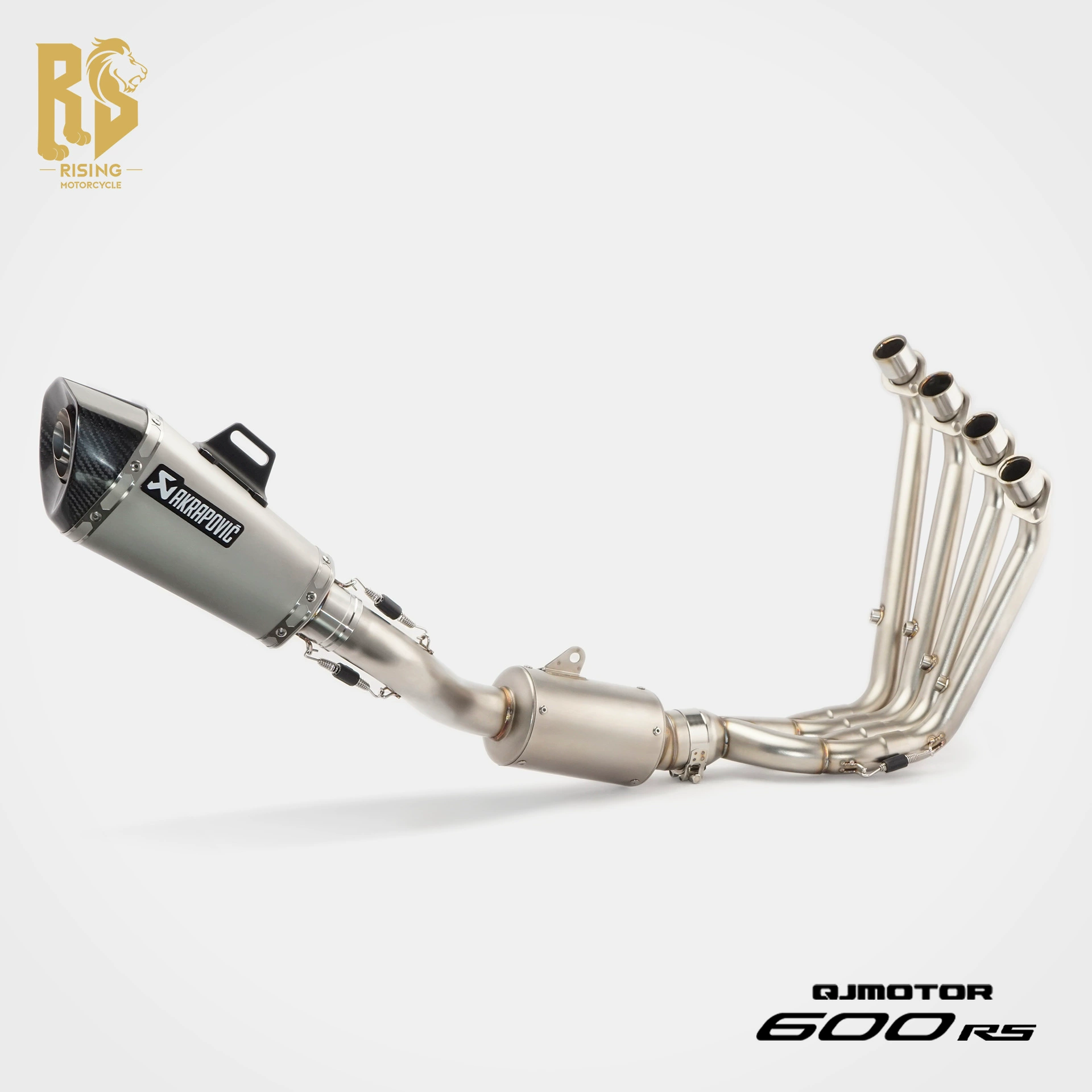 RS оригинальный подходит для Sai 600RS модифицированная выхлопная труба из нержавеющей стали короткая косая шестиугольная круглая отверстие полный сечения сторона 51 мм