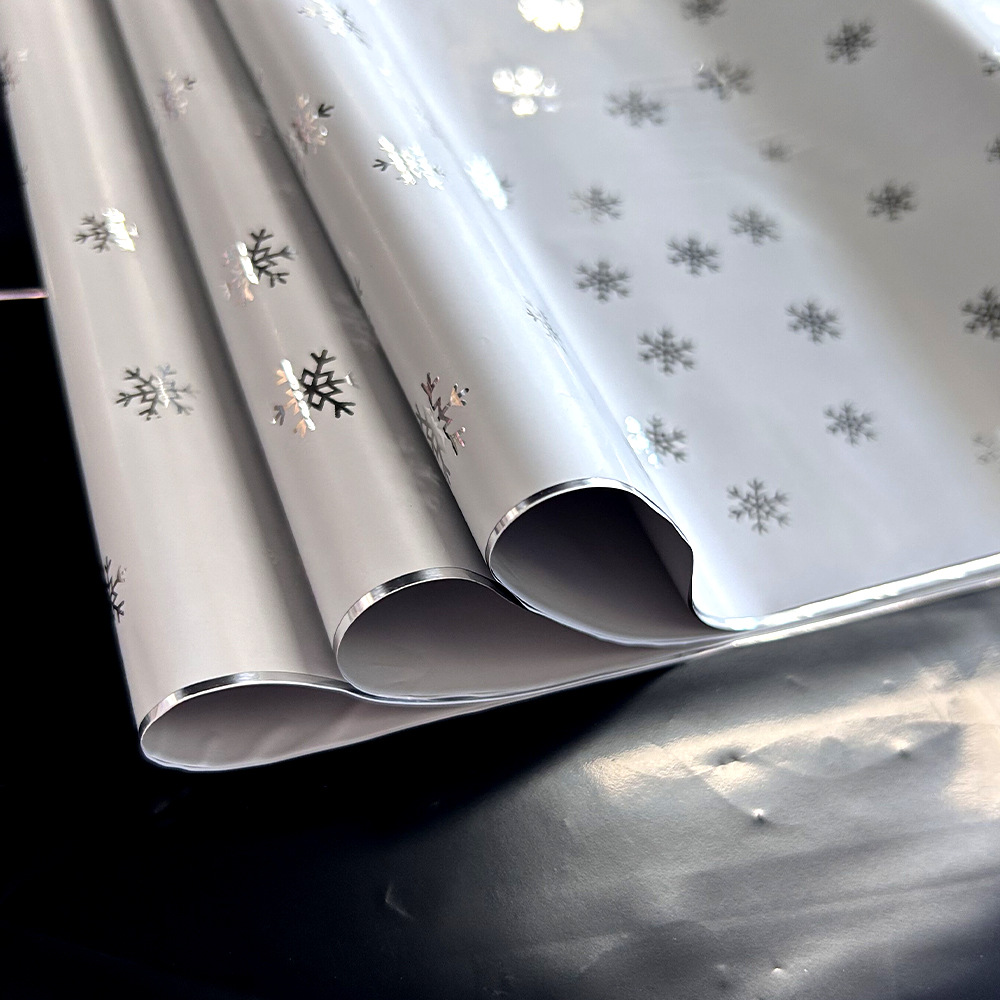 Mantel de fiesta desechable mantel impermeable a prueba de aceite suministros de fiesta de Navidad mantel rectangular mantel de copo de nieve