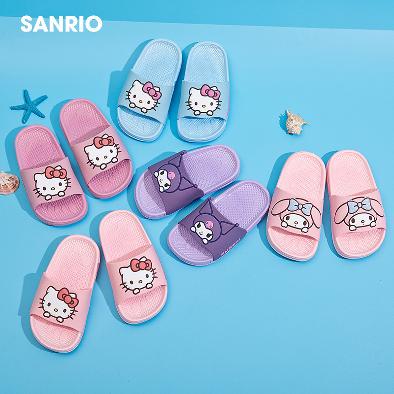 Sanrio New Summer Children's Slippers, Light and Soft Baby Slippers, Non-Slip and Wear-Resistant Slippers, Wholesale in Stock
