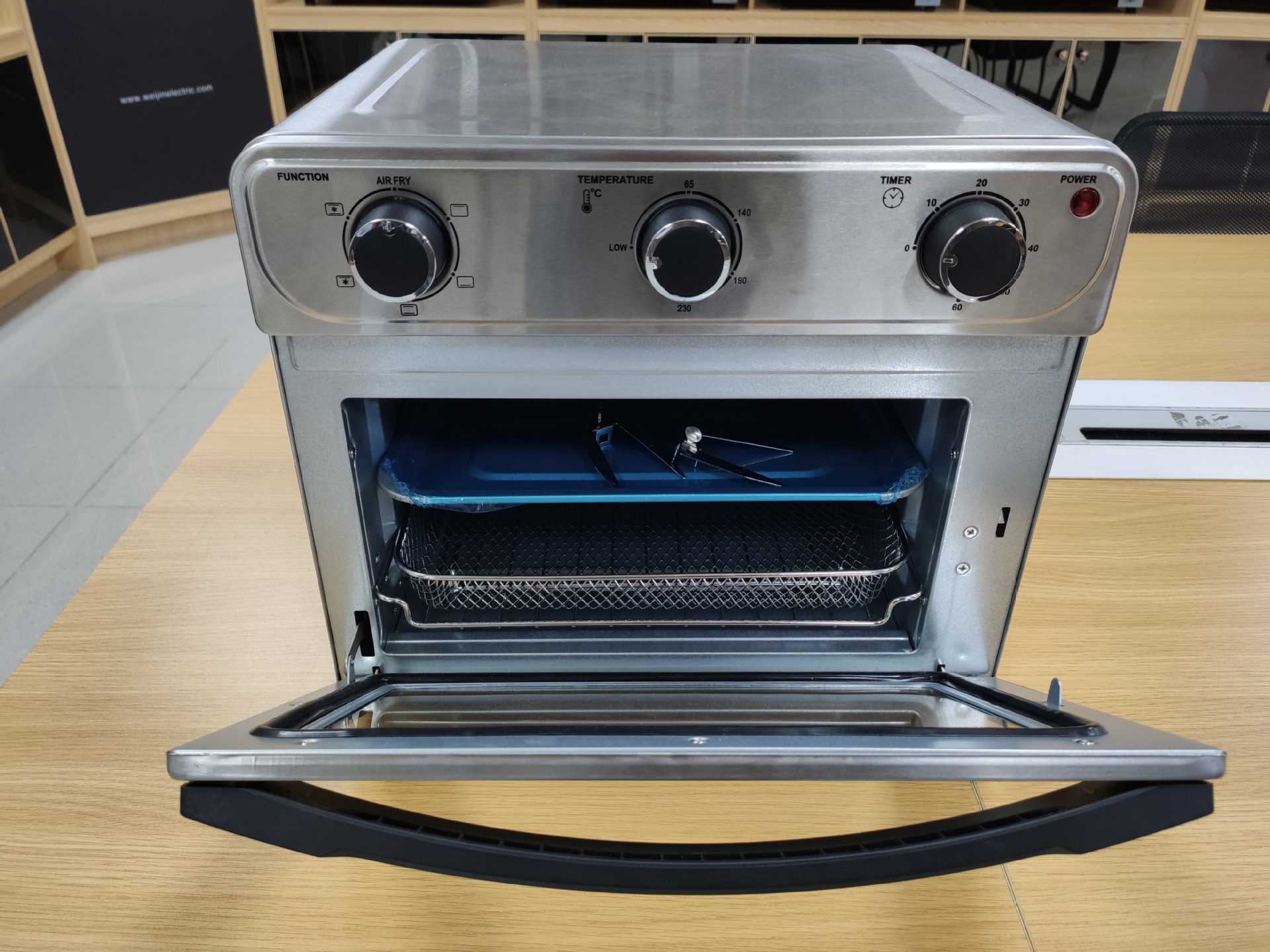 22L horno de freidora de aire fábrica personalizado calentador multifuncional horno de freidora de aire doméstico