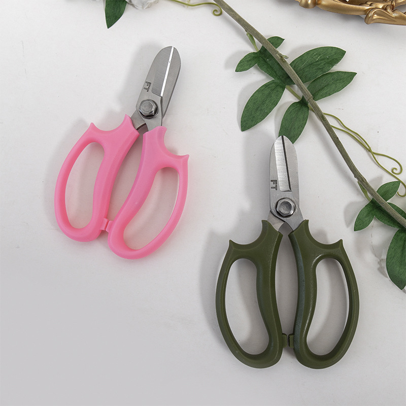 多功能鲜花花束剪刀仿真花剪刀丝带剪花枝花杆剪花店花艺资材批发