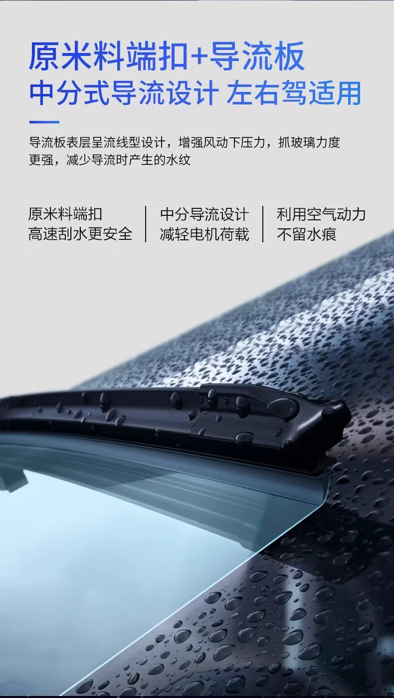 Suitable for BYD Sea Lion 07EV wipers, 24 models, original factory 25 original special silent frameless wiper blades