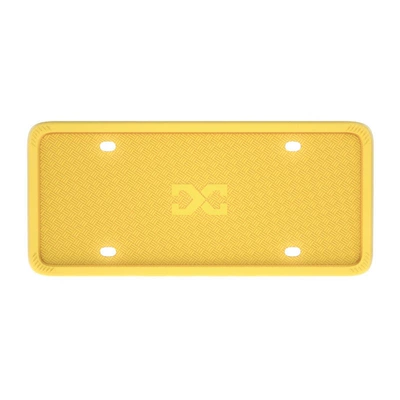 Standard Silicone License Plate Frame: License plate holder/license plate holder - xc-w170-yellow