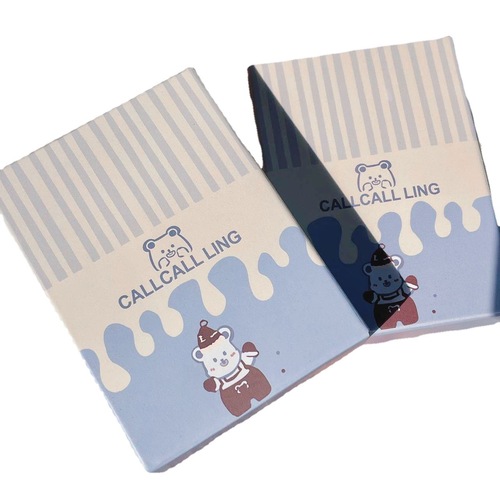 2024 three-pack new Hug Bear matte matte lip mud lip glaze lipstick student affordable cross-border lip glaze