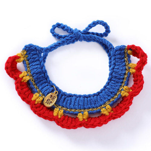 Cat collar necklace, dog and kitten neck small accessories, decorative necklace, bow tie, pet collar, cat collar