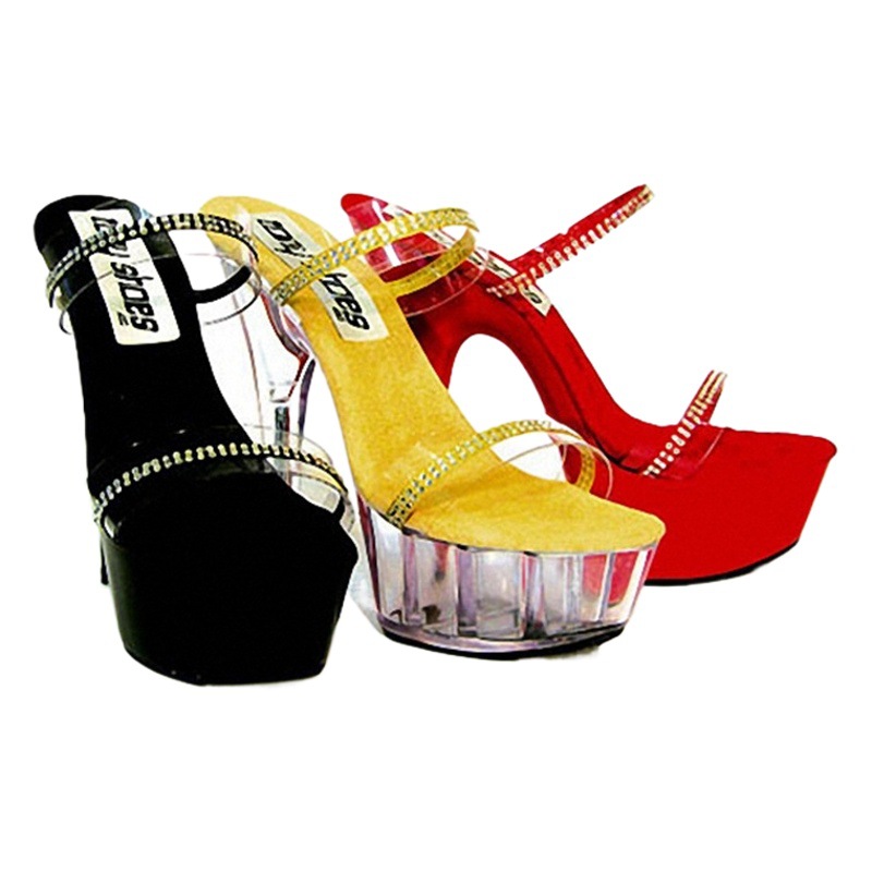 2024 verano nuevos productos zapatillas mujer súper tacón alto 15CM moda pasarela tacones altos plataforma transparente zapatos con fugas