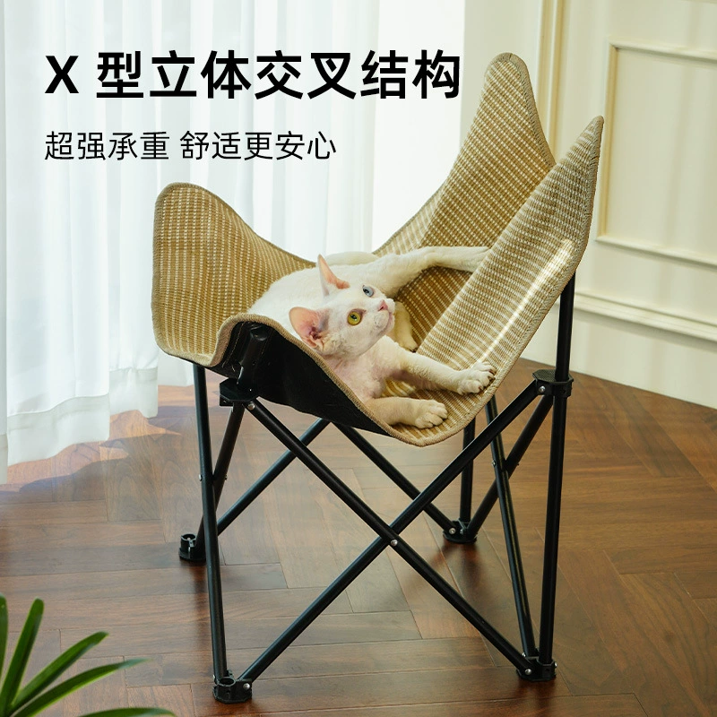 Сизаль кошачий шезлонг большой износостойкий котик