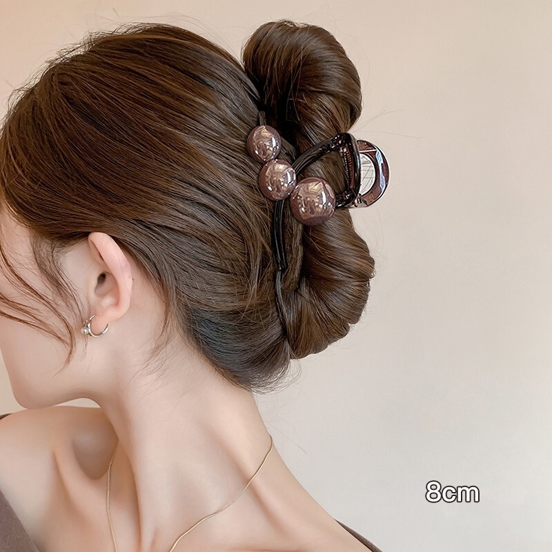 2025新款鲨鱼夹发量少盘发夹后脑勺中号头饰发卡轻奢高级感女|undefined