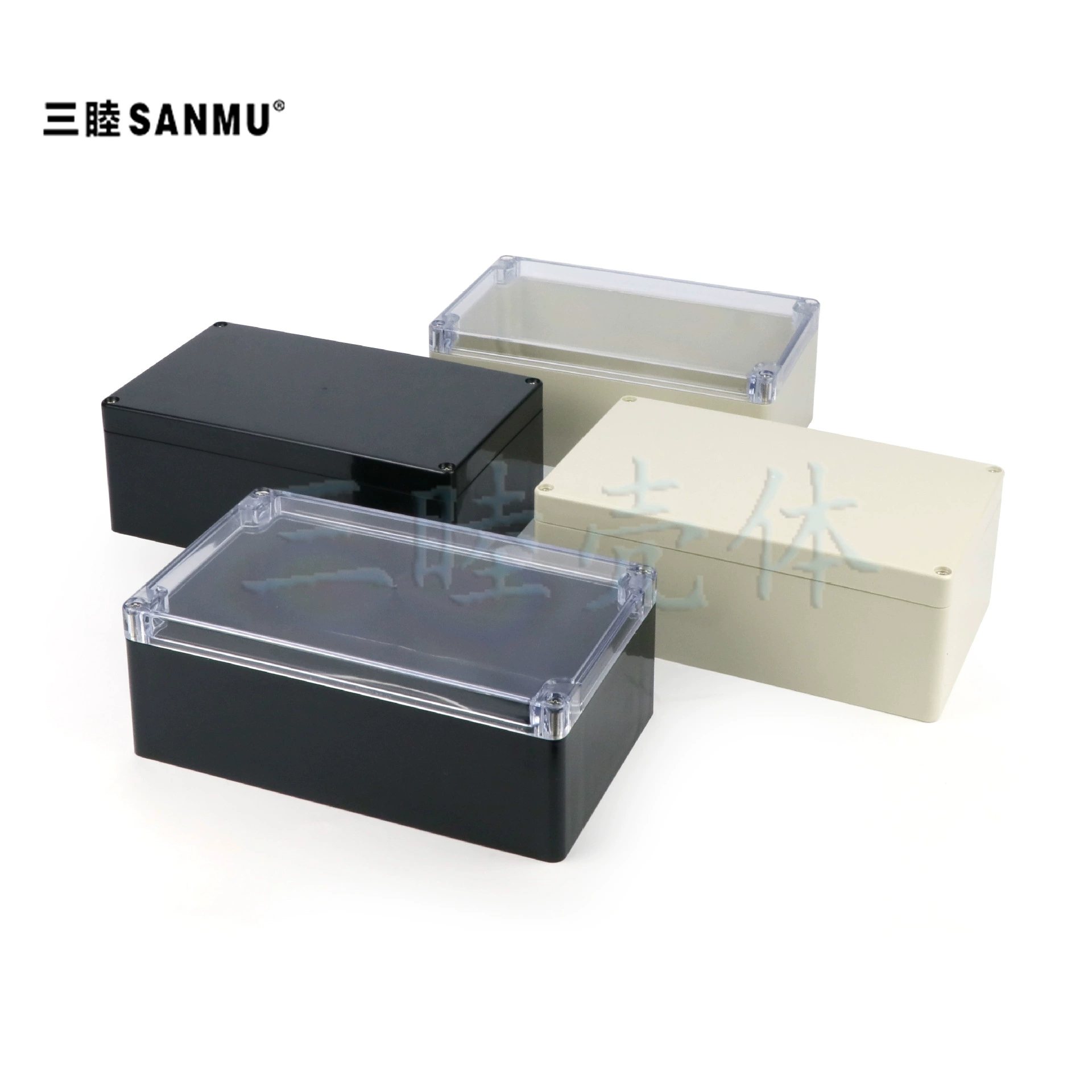 Пластиковая водонепроницаемая коробка Корпус прибора из АБС-пластика Герметичная коробка Корпус проводки 221: 200*120*75 мм