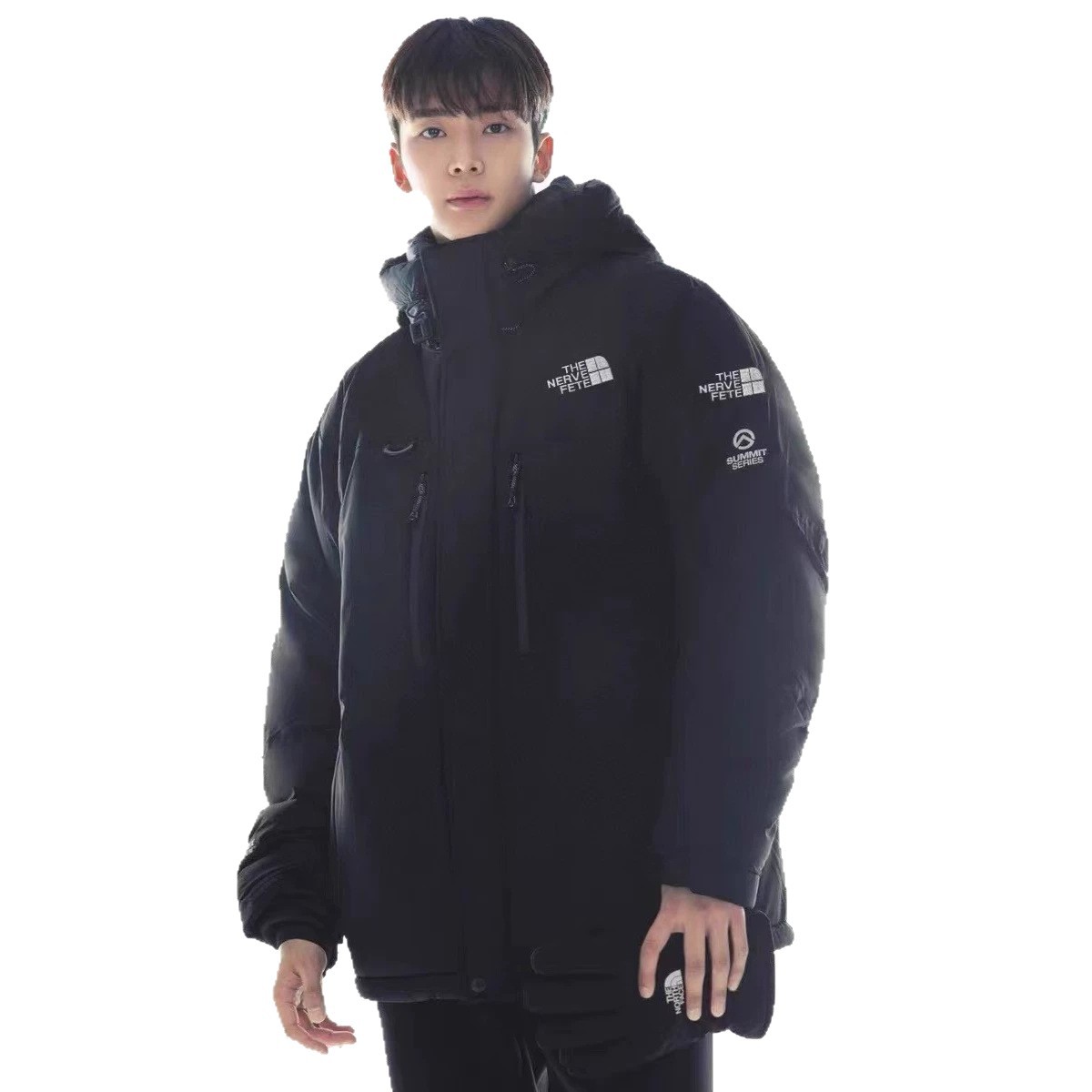 Chaqueta de Plumas con Capucha para Parejas en Poliéster e Relleno de Plumas Impermeable para Turismo